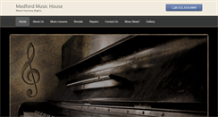 Desktop Screenshot of medfordmusichouse.com